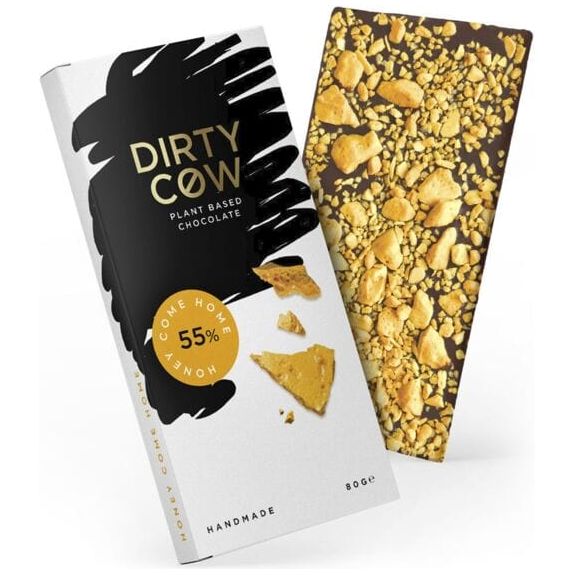 Dirty Cow Honey Come Home - Plant-based Chocolate Bar