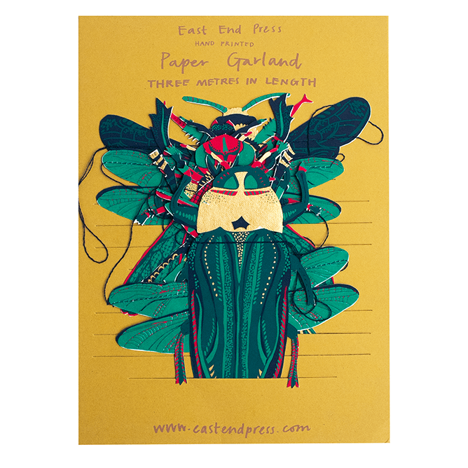 East End Press Insect Paper Garland