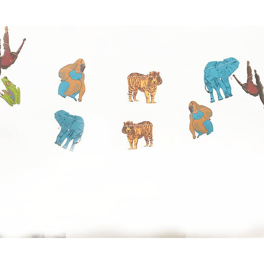 East End Press Jungle Animal Paper Garland