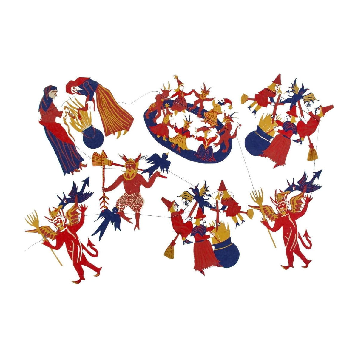 East End Press Medieval Witches and Wizards Garland