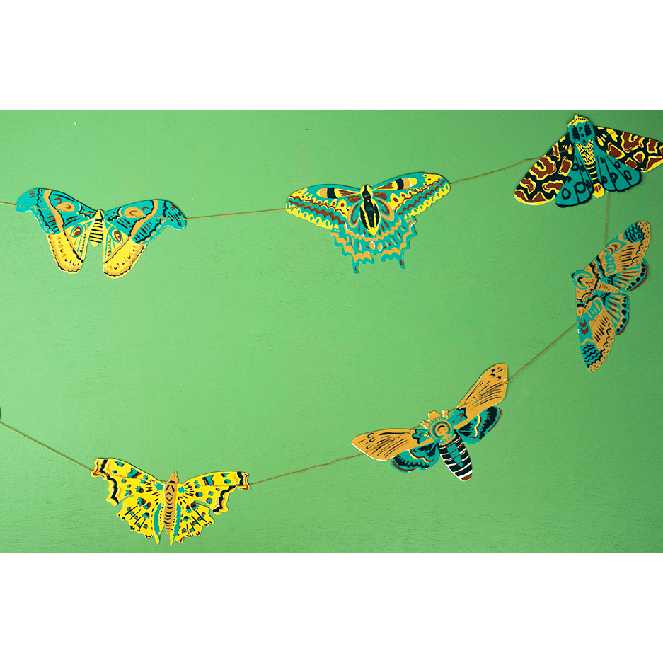 East End Press Moth Garland