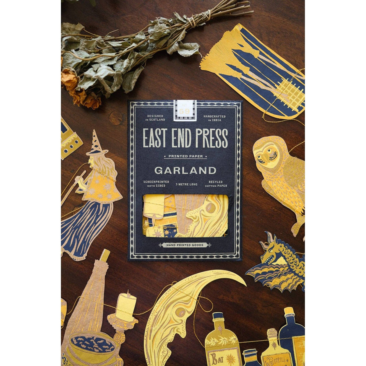 East End Press Samhain Sewn Garland