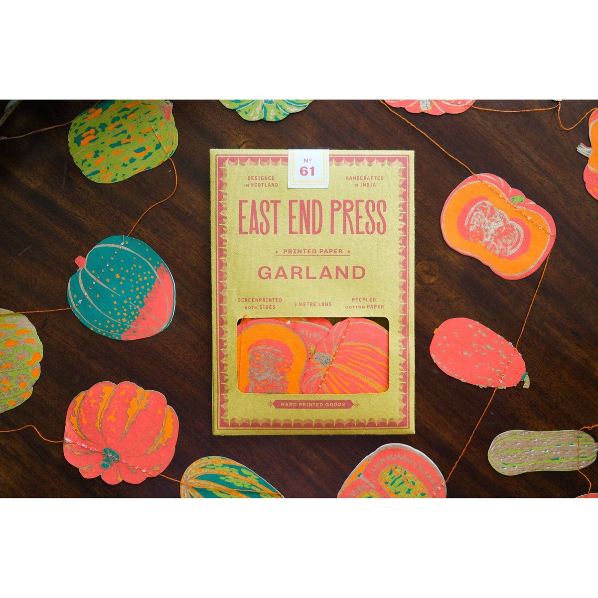 East End Press Squashes Sewn Garland