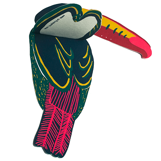 East End Press Toucan Greetings Card