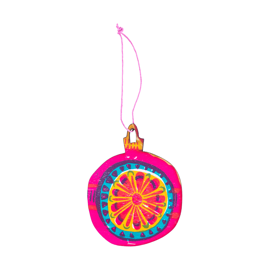 East End Press Wooden Bauble Decoration