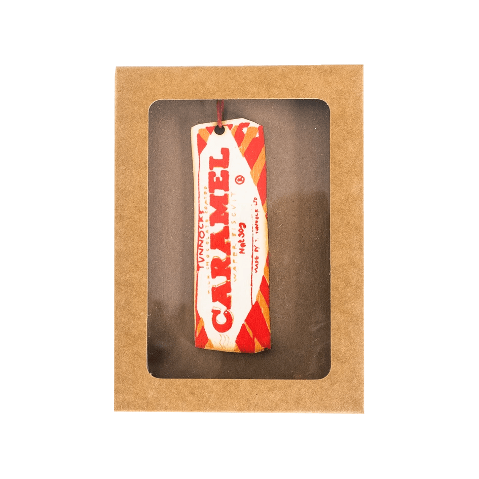 East End Press Wooden Caramel Wafer Decoration