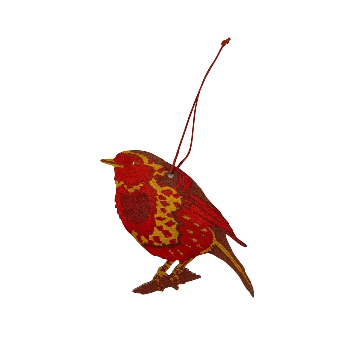 East End Press Wooden Robin Decoration