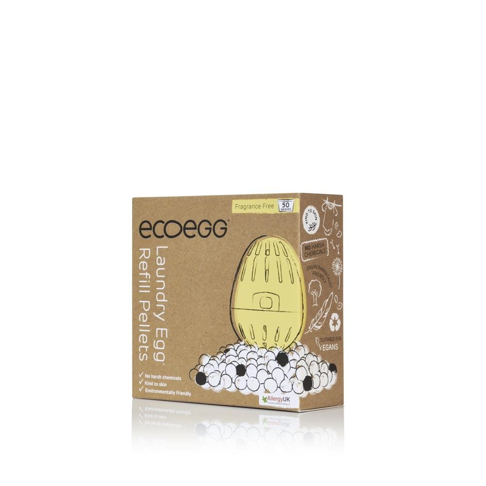 Eco Egg Fragrance Free Laundry Egg Refill Pellets - 50 Washes