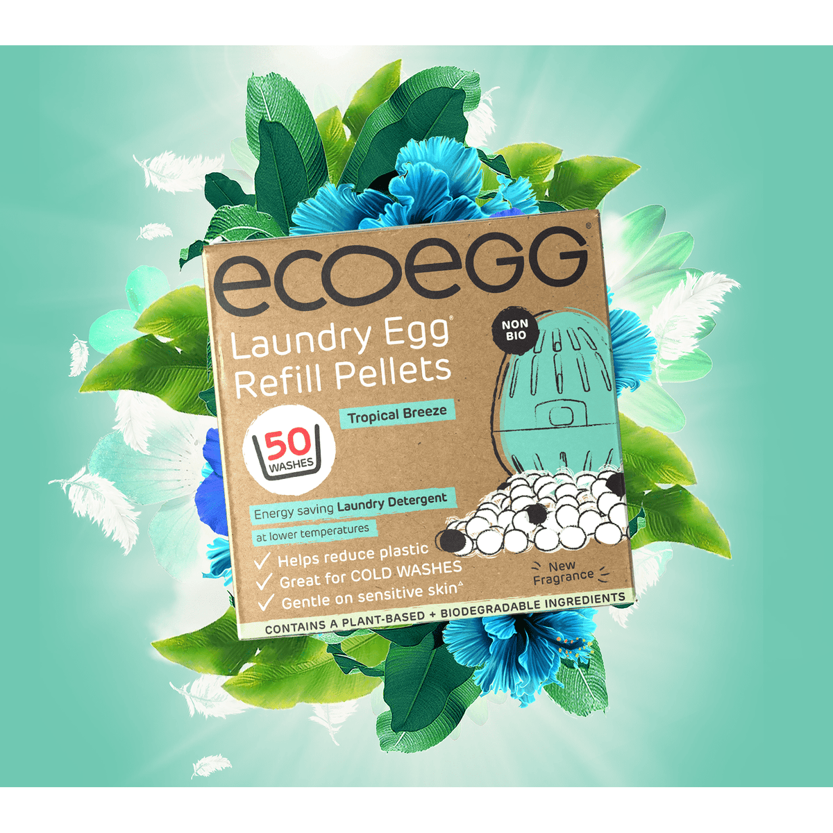 Eco Egg Laundry Egg Refill Pellets - Tropical Breeze