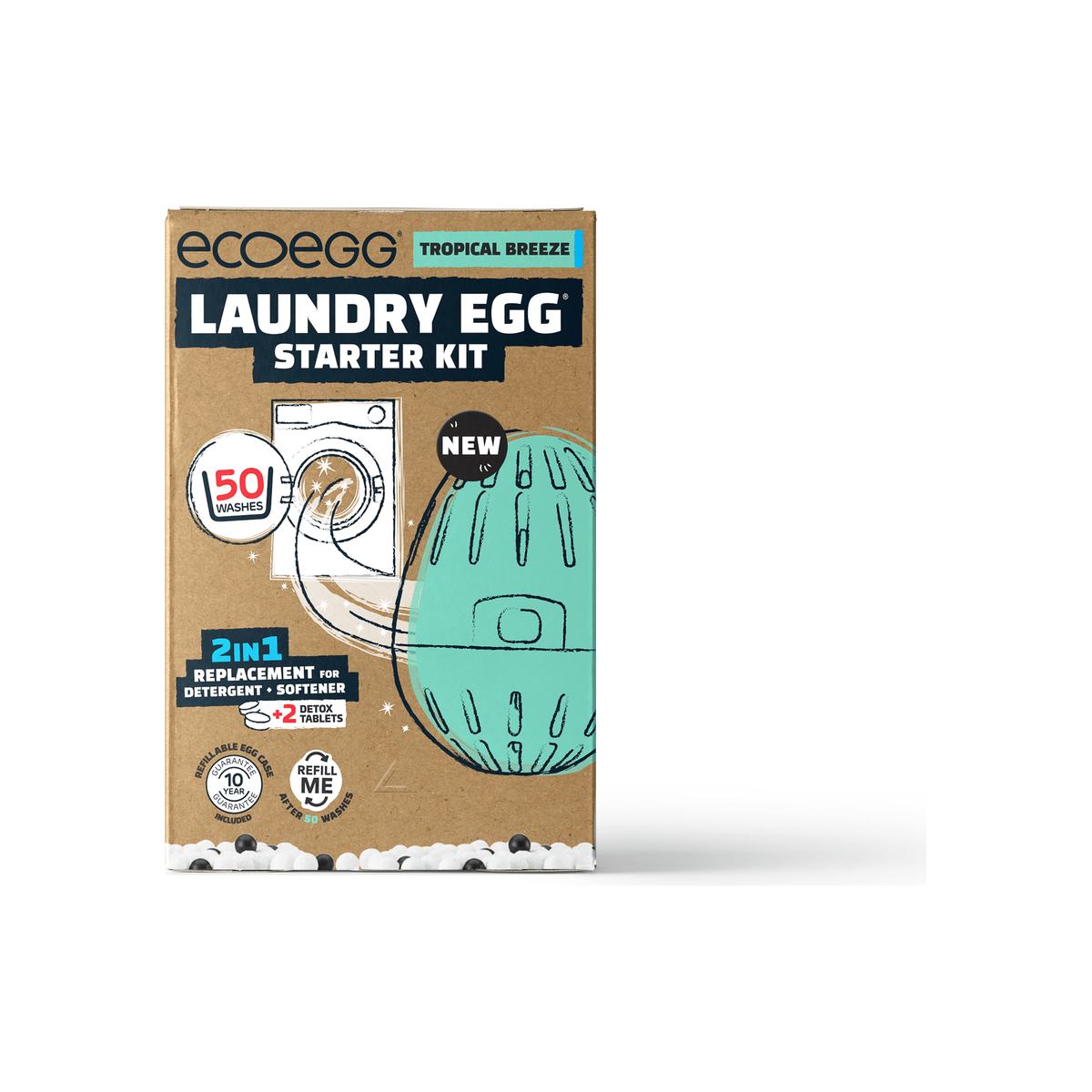 Eco Egg Laundry Starter Kit - Tropical Breeze