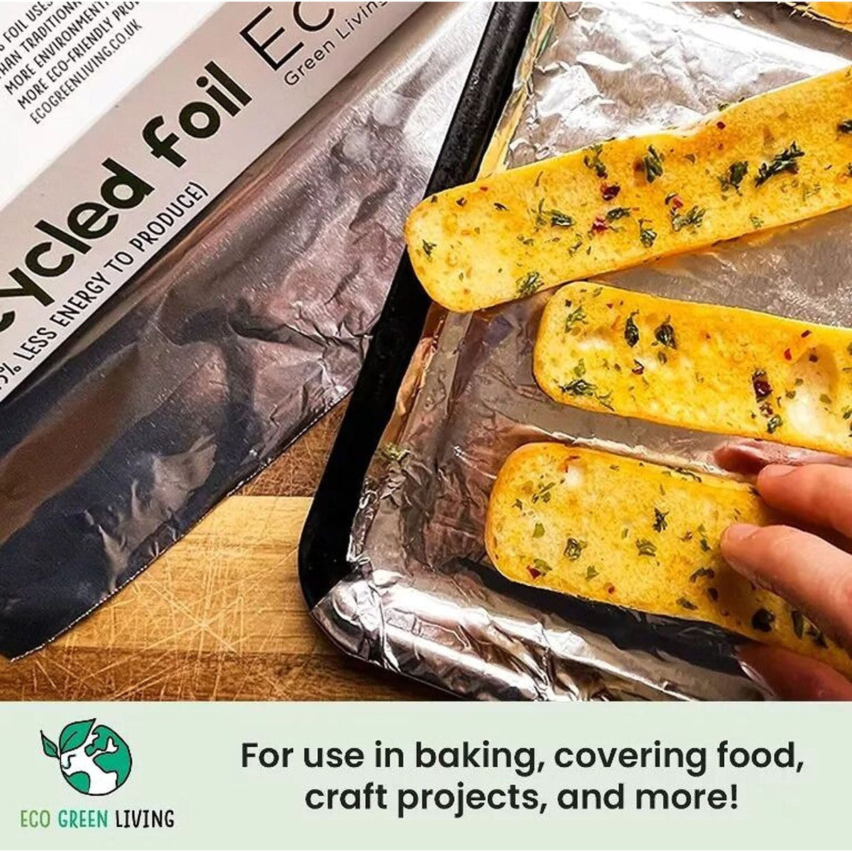 Eco Green Living 100% Recycled Aluminium Foil