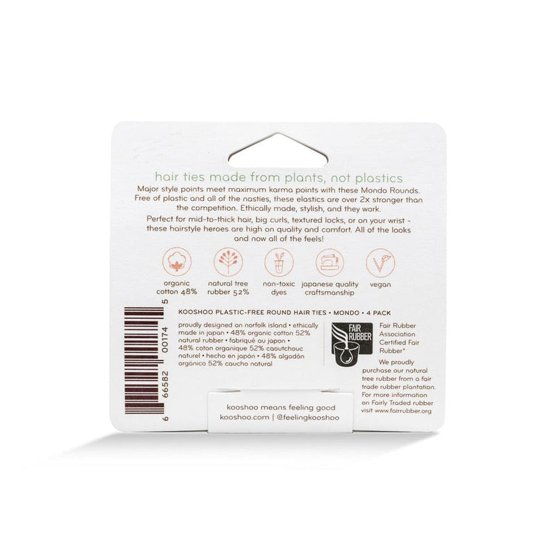 Ecoliving Black Hair Ties