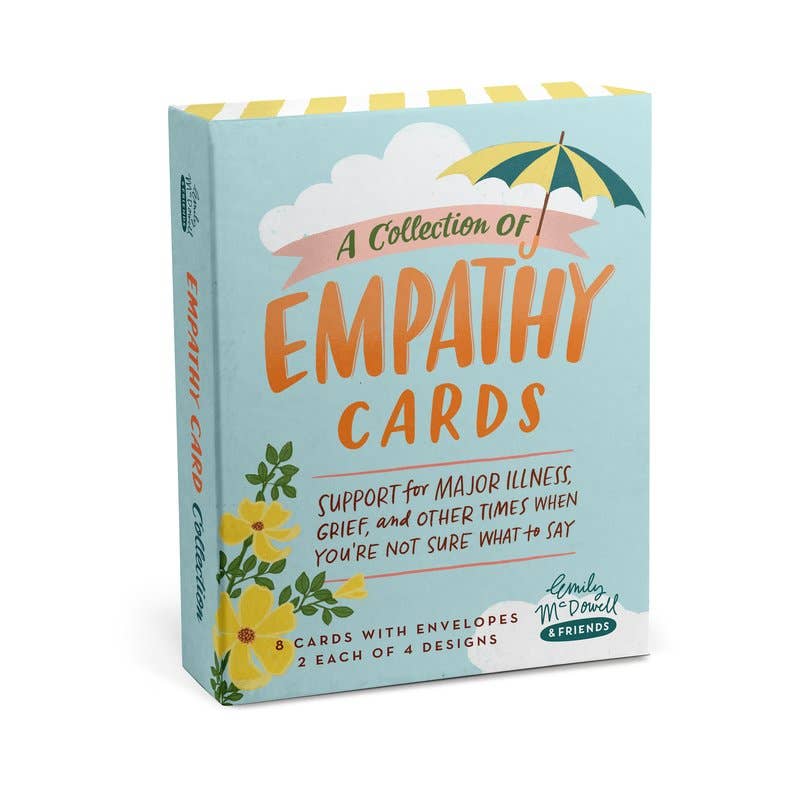 Em & Friends Box of Eight Empathy Cards (4 Designs)