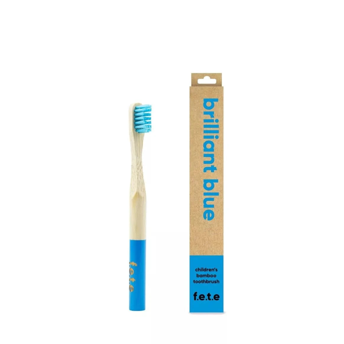 FETE Blue Children's Soft Bamboo Toothbrush