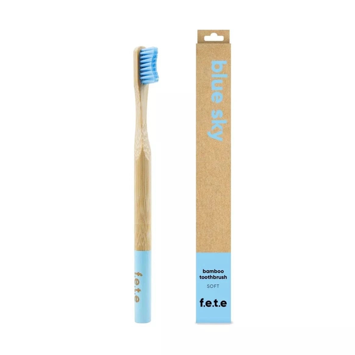 FETE Blue Sky Adult's Soft Bamboo Toothbrush