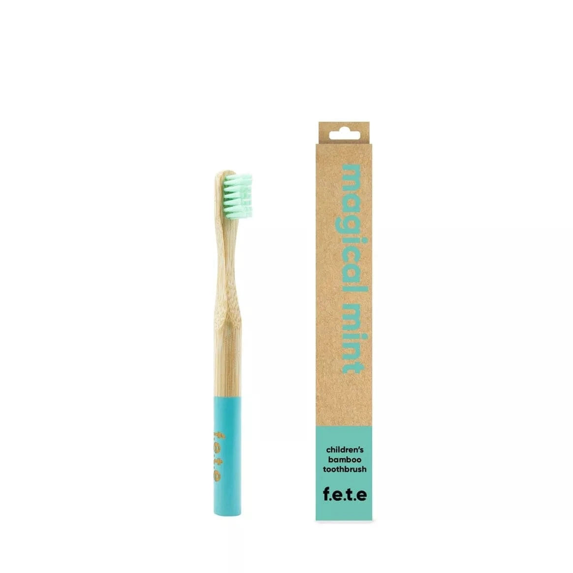 FETE Mint Children's Soft Bamboo Toothbrush