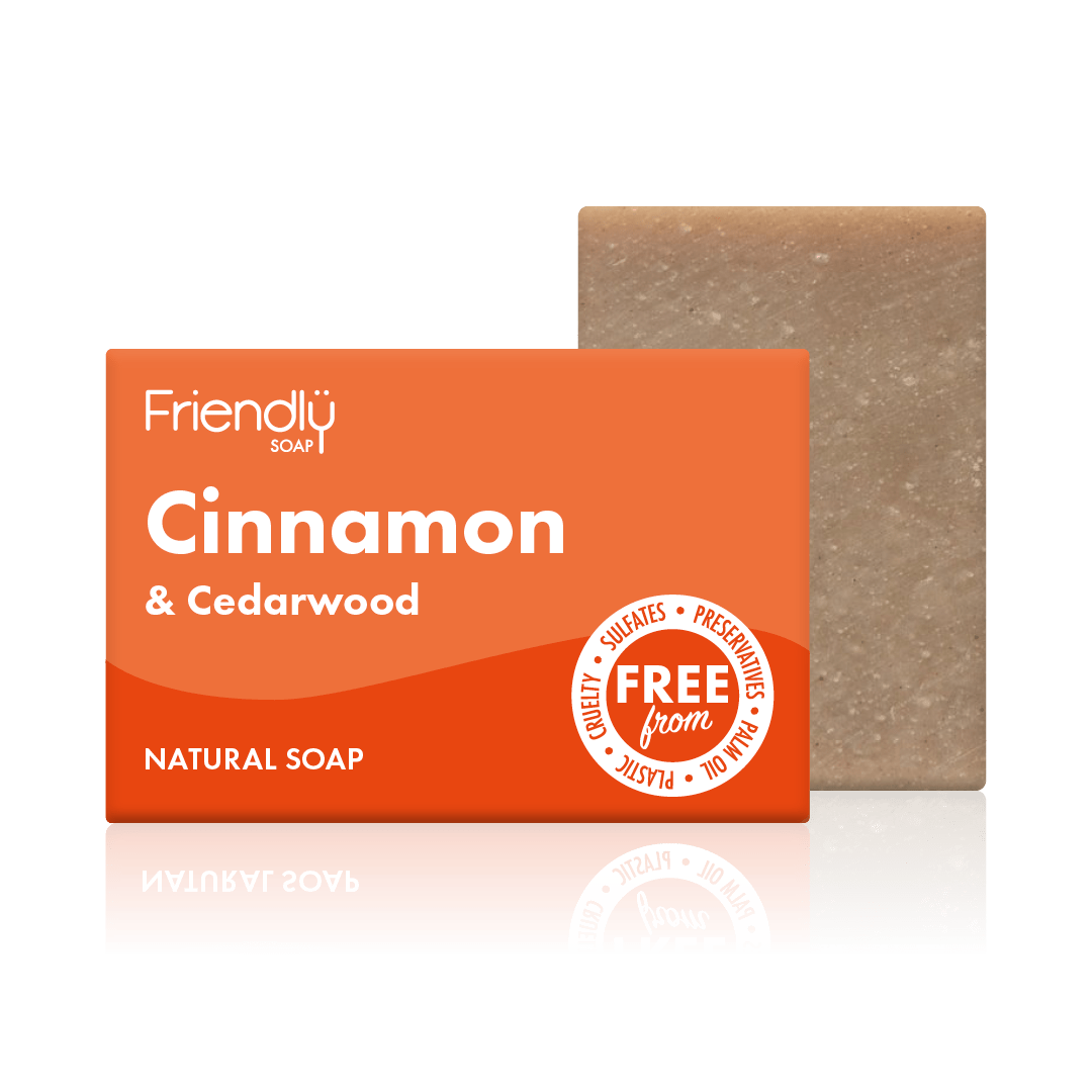 Friendly Soap Cinnamon and Cedarwood Soap Bar