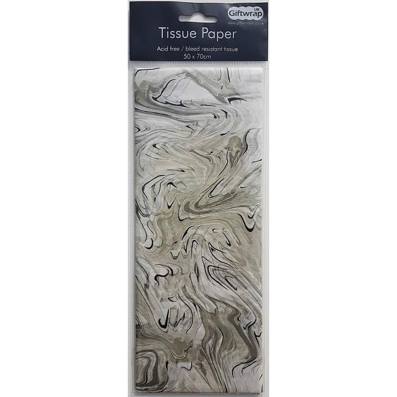 Giftwrap UK marble Tissue Paper