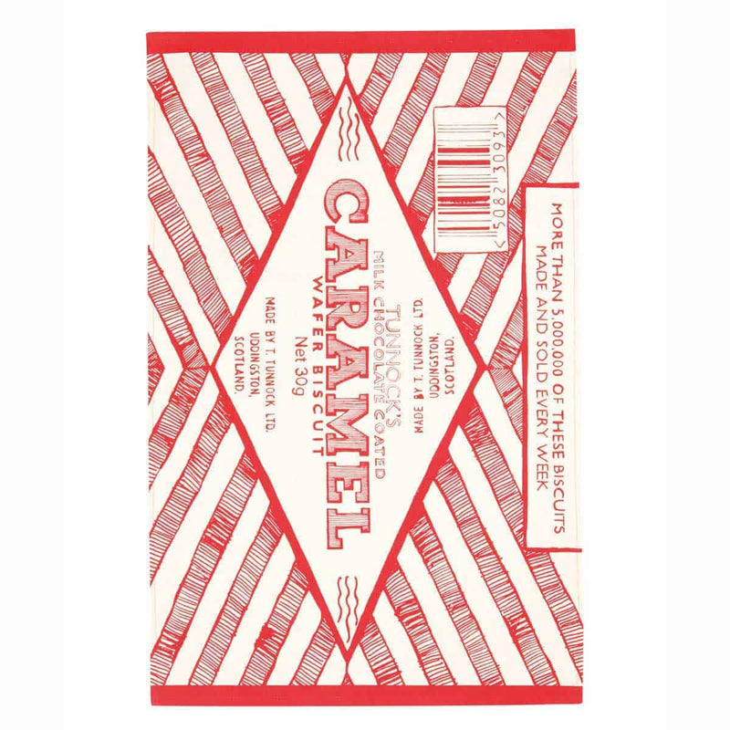 Gillian Kyle Tunnock's Caramel Wafer Wrapper Tea Towel