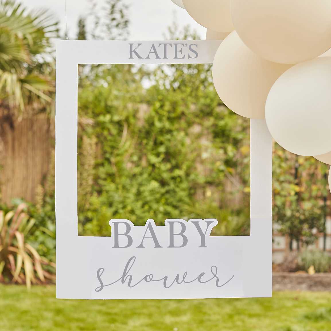 Ginger Ray Customisable Baby Shower Photo Booth Frame
