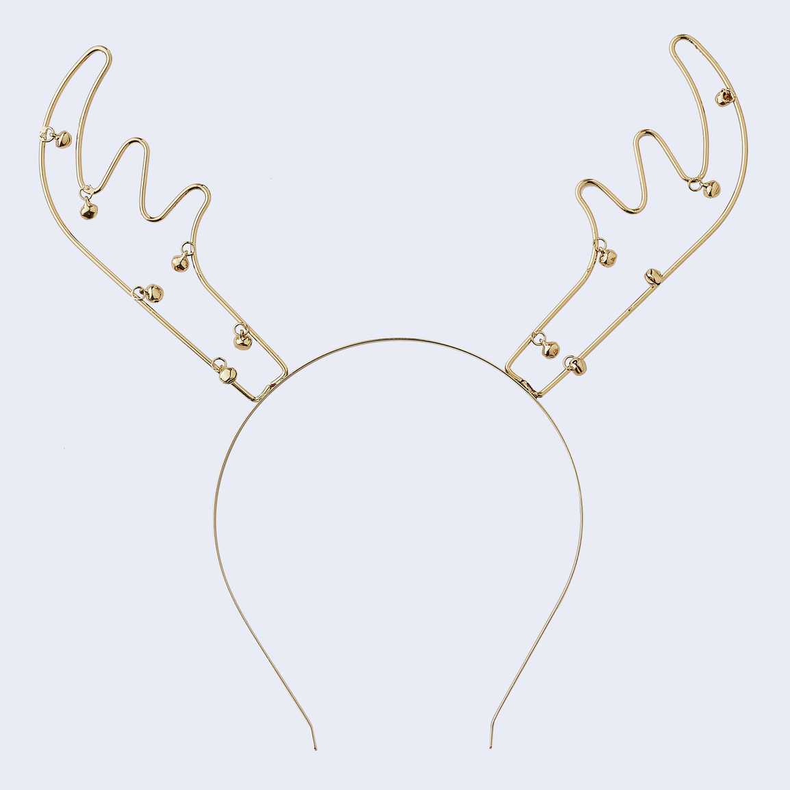 Ginger Ray Reindeer Antlers Metal Christmas Party Headband