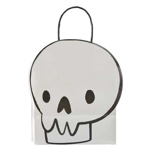 Ginger Ray Skull Halloween Paper Party Bags