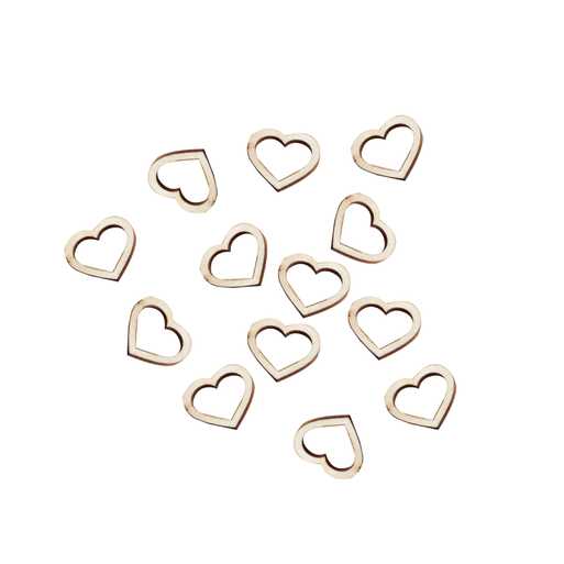 Ginger Ray Wooden Heart Table Confetti
