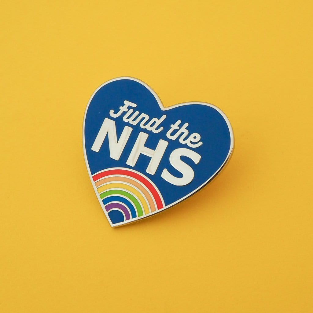 Hand Over Your Fairy Cakes Fund the NHS Enamel Pin