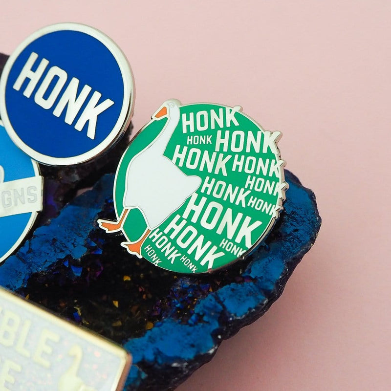 Hand Over Your Fairy Cakes Honk Honk Honk Pin