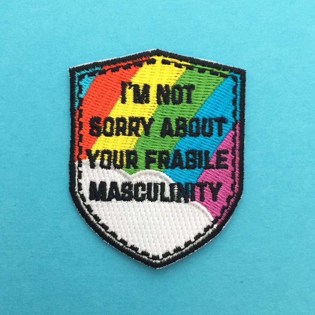 Hand Over Your Fairy Cakes HOYFC 'Fragile Masculinity' Patch