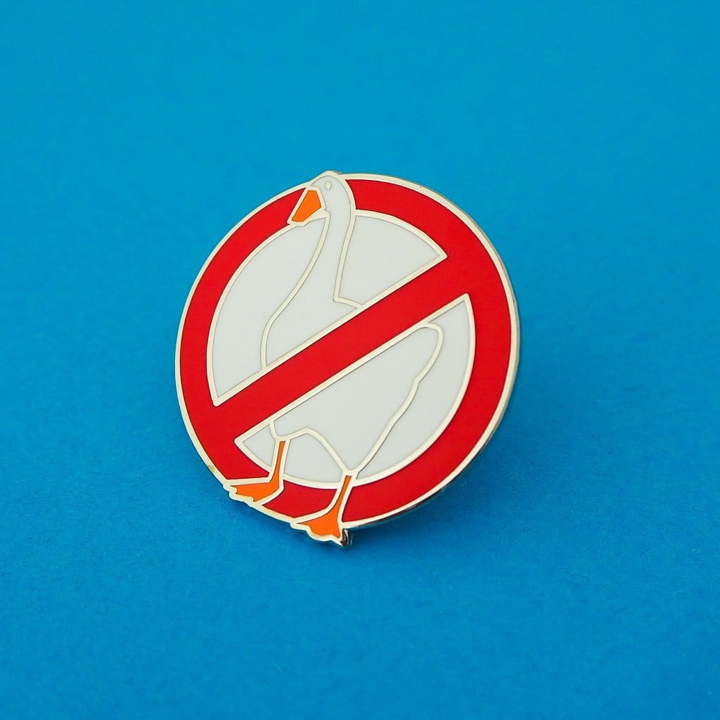 Hand Over Your Fairy Cakes 'No Geese' Pin
