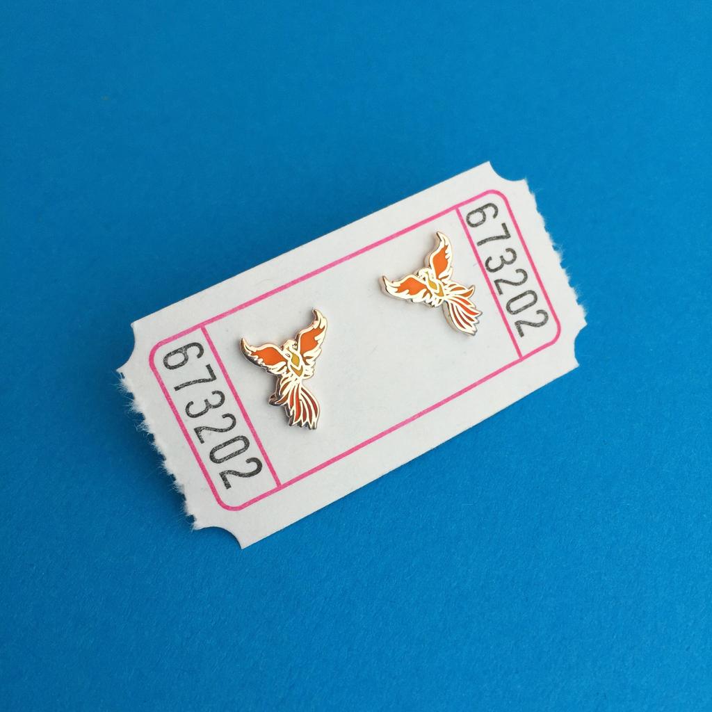 Hand Over Your Fairy Cakes Phoenix Stud Earrings