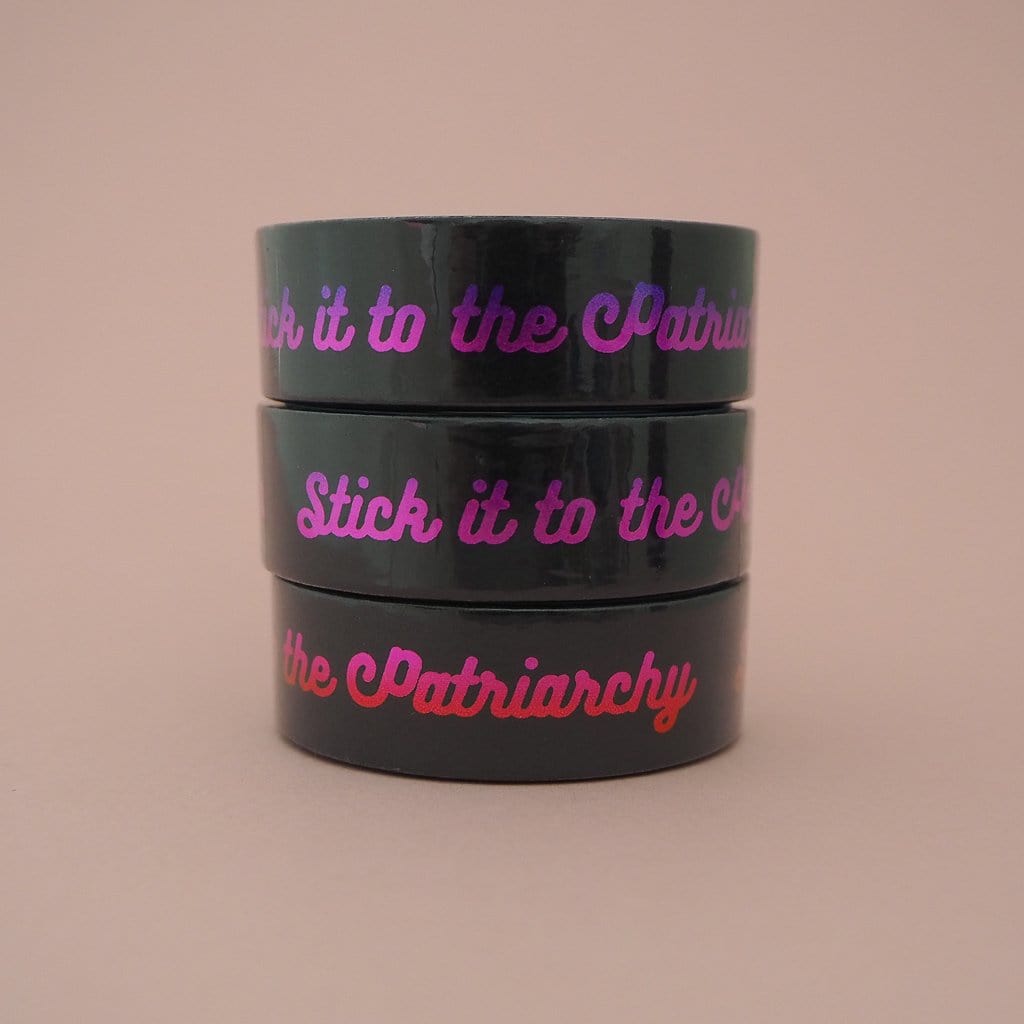 Hand Over Your Fairy Cakes Stick It To The Patriarchy Washi Tape