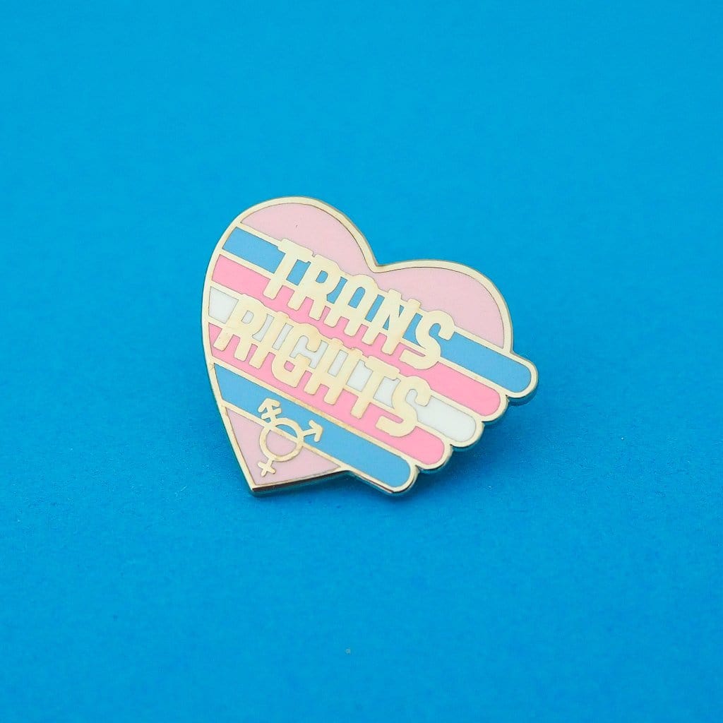 Hand Over Your Fairy Cakes Trans Rights Pin