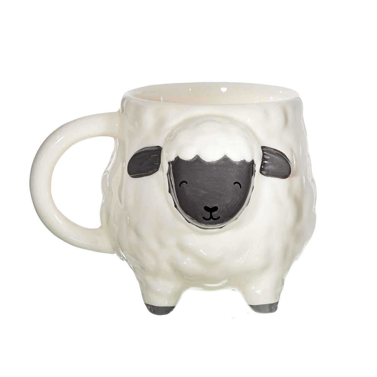 Hell Yeah Sheep-Shaped Mug