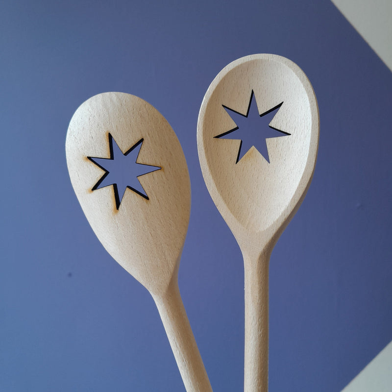 Hell Yeah Star Wooden Spoon