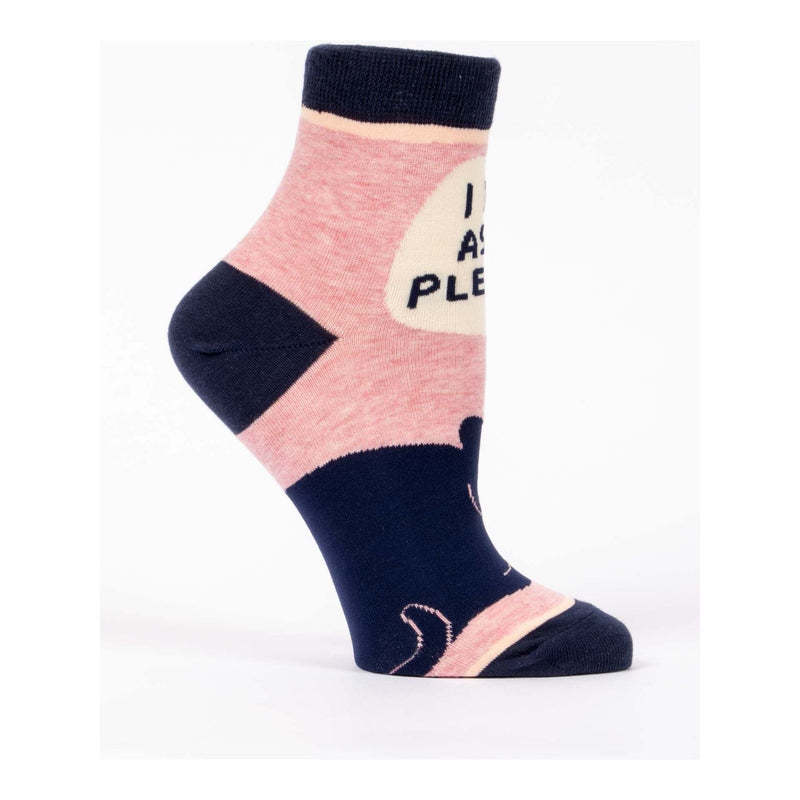 Incognito 'I Do As I Please' Ankle Socks