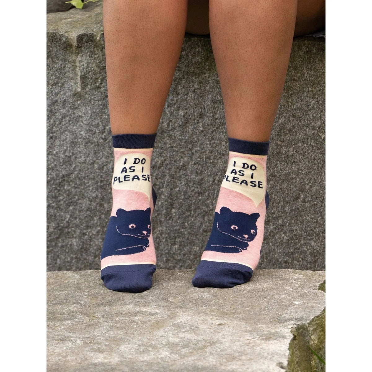 Incognito 'I Do As I Please' Ankle Socks