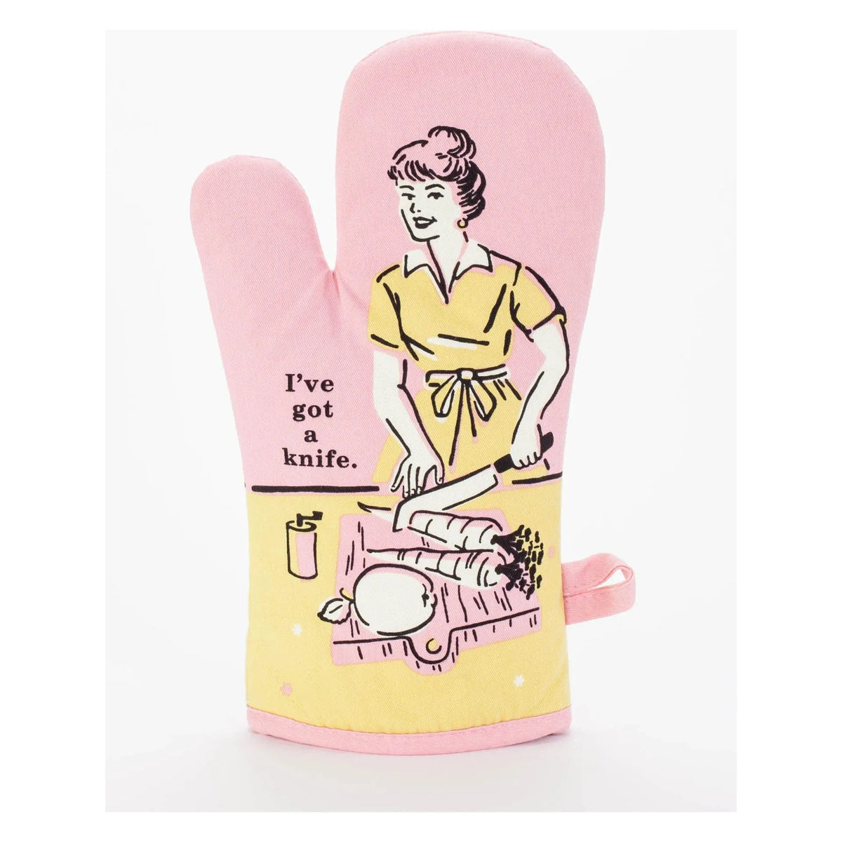 Incognito 'I've Got A Knife' Oven Mitt