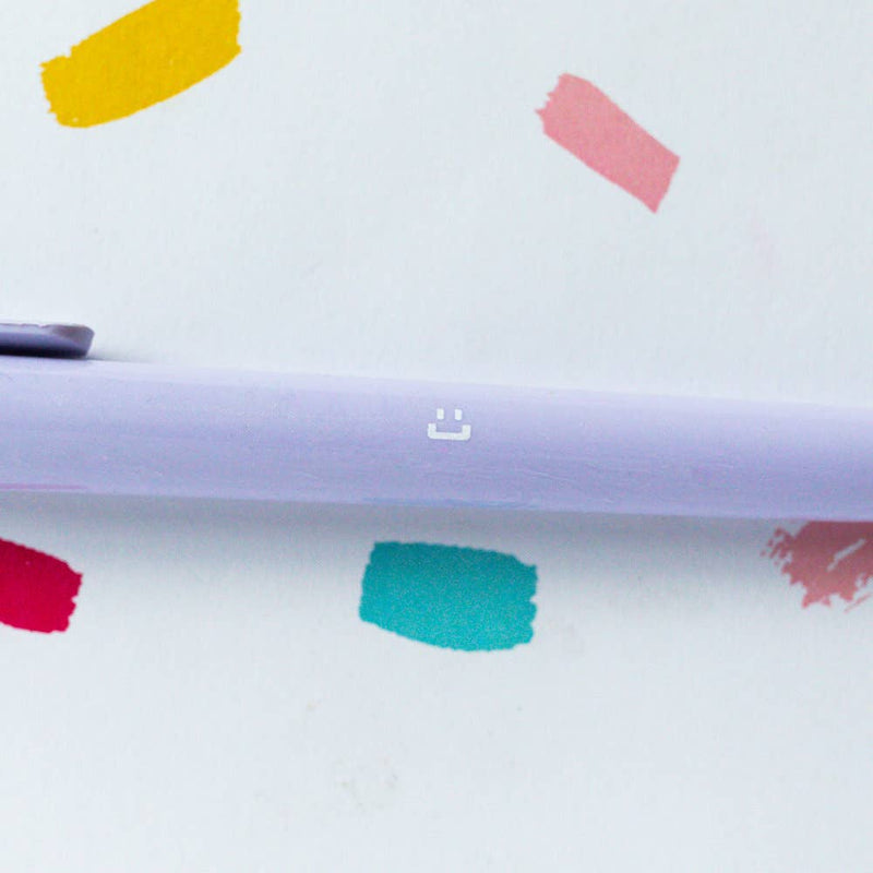 Jeff and the Squirrel Today Is A Good Day Recycled Eco Ballpoint Pen Lilac