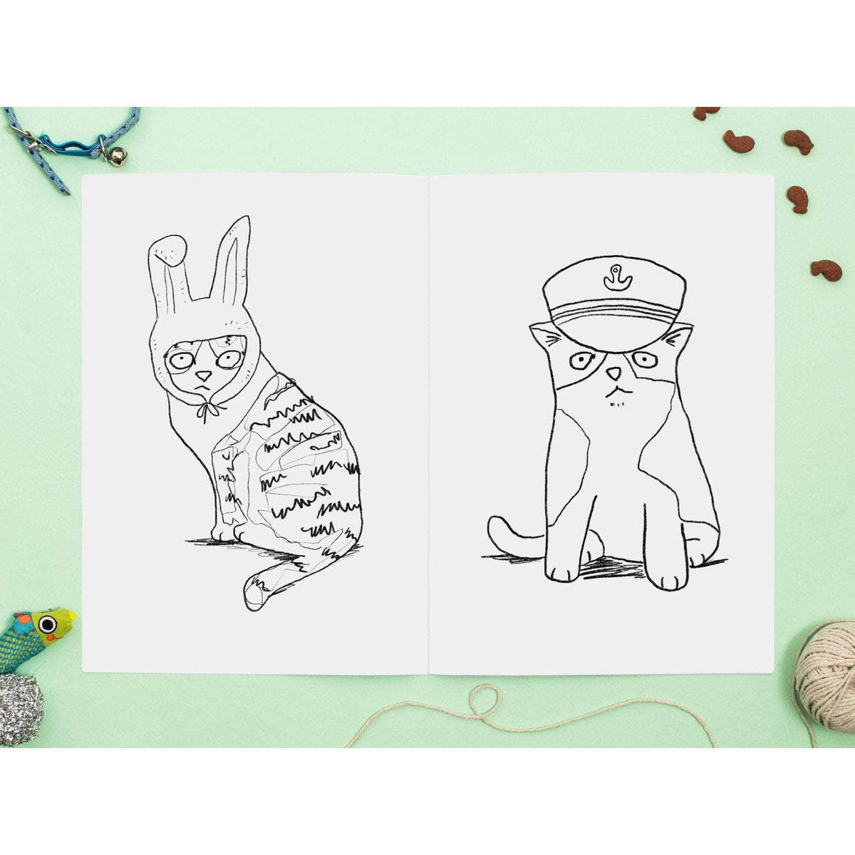 Jo Clark Design Cats in Hats Colouring Book