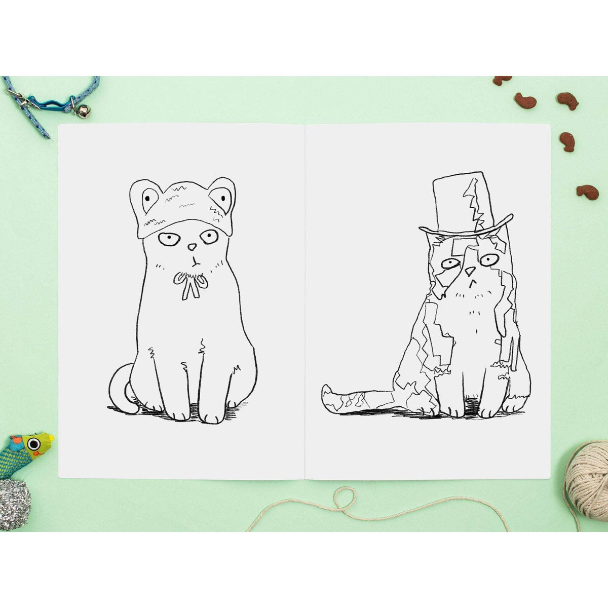 Jo Clark Design Cats in Hats Colouring Book