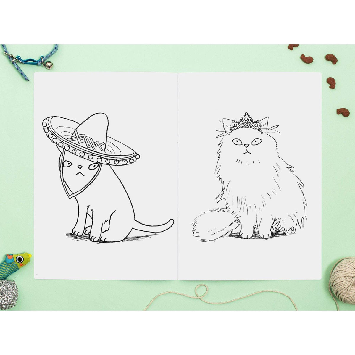 Jo Clark Design Cats in Hats Colouring Book