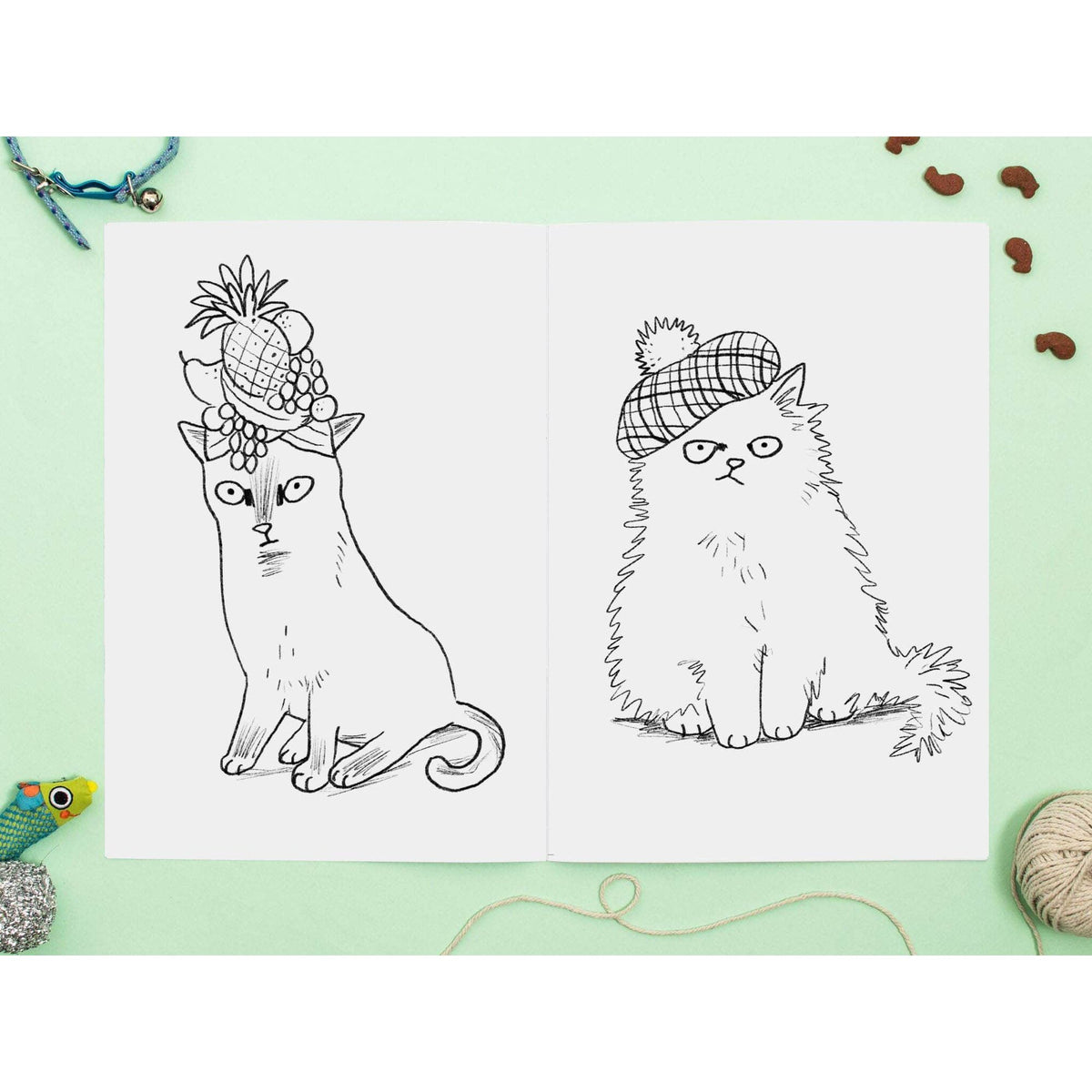 Jo Clark Design Cats in Hats Colouring Book