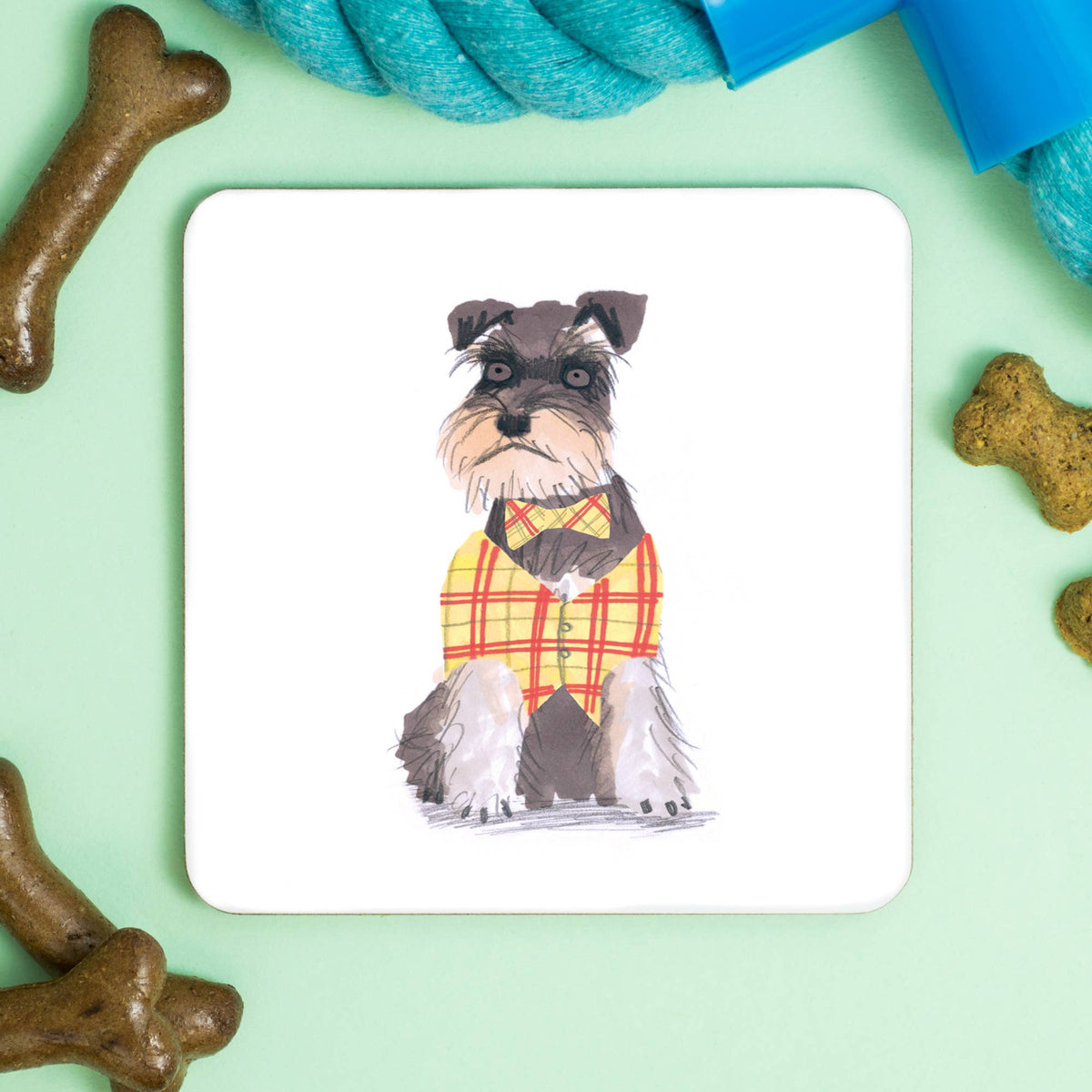 Jo Clark Design Schnauzer Stylista Coaster