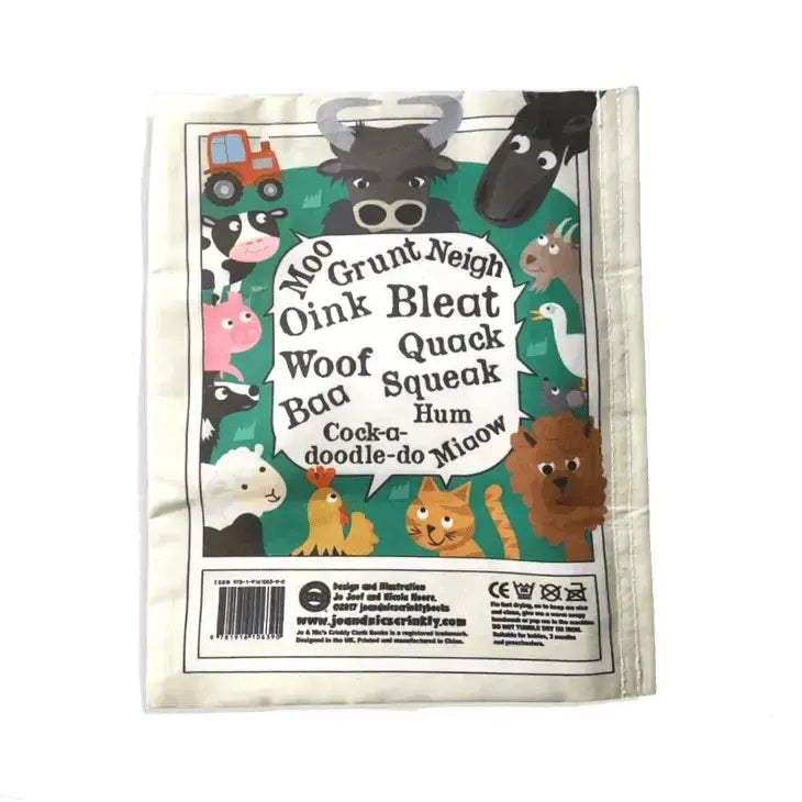 Jo & Nic's Crinkly Cloth Books COMIC ISSUE 2 - Farm Sounds