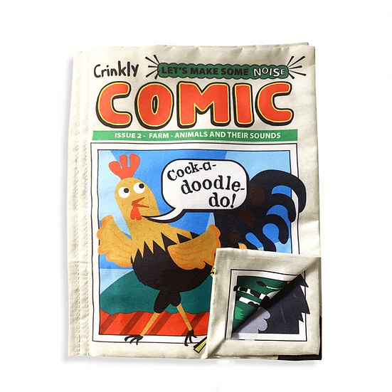 Jo & Nic's Crinkly Cloth Books COMIC ISSUE 2 - Farm Sounds