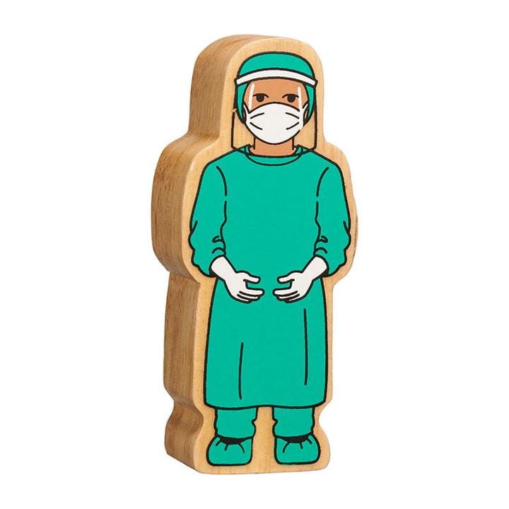 Lanka Kade surgeon in visor Wooden Medical Figure (10 to choose from)
