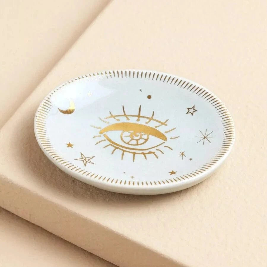 Lisa Angel Tiny Blue Celestial Eye Trinket Dish