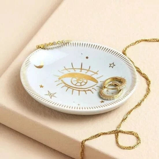 Lisa Angel Tiny Blue Celestial Eye Trinket Dish